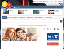 Tablet Screenshot of c3alternance.com
